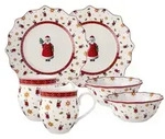 Villeroy & Boch Toy's Delight Fr&uuml;hst&uuml;cks-Set f&uuml;r 2 Santa, 6tlg.
