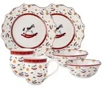 Villeroy & Boch Toy's Delight Fr&uuml;hst&uuml;cks-Set f&uuml;r 2 Schaukelpferd, 6tlg