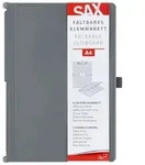 SAX Klemmbrett Design faltbar A5 auf A4, anthrazit