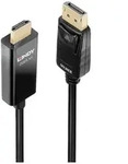 LINDY Anschlusskabel DisplayPort Stecker, HDMI-A Stecker 0.50 m Schwarz 40924