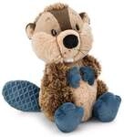 NICI GREEN Kuscheltier Biber Harry Woodsnacker schlenkernd braun 20cm