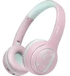 LogiLink BT0073P On Ear Headset Bluetooth&reg;, kabelgebunden Rosa, Hellblau Faltbar,