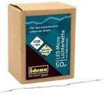 Idena Lichterkette 50 Micro LED warmwei&szlig; mit USB 2,75m