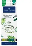 Faber-Castell Tuschestift Dual Marker Goldfaber Aqua, Jungle, 6er Set