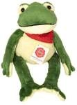 Teddy Hermann 92021 - Frosch, Schlenkerfrosch, Pl&uuml;sch, 28 cm