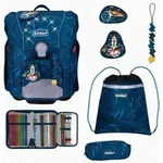 Scout Schulranzen Set Micro LED, Schulranzen Set, 4tlg, Rocket Rider