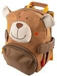 Sigikid 25436 - Rucksack B&auml;r mit 3D-Details, braun, Kinderrucksack