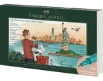 Faber-Castell Tuschestift Pitt Artist Pen, 12er Geschenk Set New York