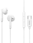 Hama Classy Earplugs kabelgebunden Wei&szlig; Lautst&auml;rkeregelung