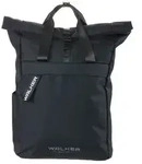 WALKER Rucksack Classic Roll Top Black Melange 30x40x50cm