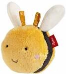 sigikid 42902 - Baby Aktiv Spielball Biene, Pl&uuml;sch 9 cm, Babyspielzeug
