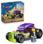 LEGO City 60485 Hot Rod, Spielzeug mit Minifigur f&uuml;r Kinder 5 Jahren