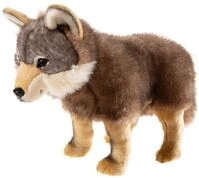 Pl&uuml;schtier Misanimo Wolf stehend 33cm