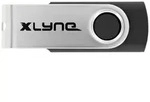 Xlyne USB-Stick Retail 32GB Schwarz/Silber 7603200 USB-C&reg;