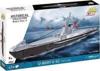 COBI Historical Collection 4852 - U-Boot U-52 (Type VIIB), WWII, Bausatz 1:144, 474