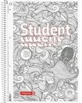 Brunnen Collegeblock Premium Student KRAKE ZENart, A4 Lineatur 28, wei&szlig;