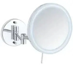 Power-Loc&reg; LED Wandspiegel Aura, Befestigen ohne bohren