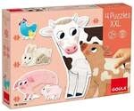 GOULA 4 XXL-Puzzle Tierm&uuml;tter und ihre Babys