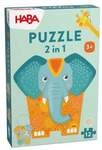 Puzzle 2in1 Elefant