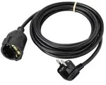 Sygonix SY-4872632 Strom Verl&auml;ngerungskabel 16A Schwarz 3.00m H05VV-F 3G 1,5mm2