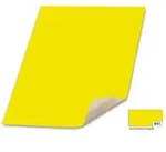 folia Plakatkarton 380g/m2 neongelb 48x68cm 10 Blatt