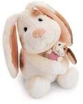 NICI 62841 - Little & Me, Hase mit Kind und Herz, 20 cm, schlenkernd, Kuscheltier,