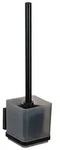 Vacuum-Loc&reg; WC-Garnitur Mod. Quadro Schwarz, Befestigen ohne Bohren