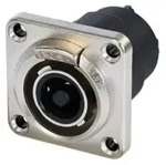 Neutrik NLT4MPXX Einbaubuchse Schwarz, Silber 1St.