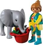 PLAYMOBIL 72092 Zoo: Elefantenbaby und Pflegerin
