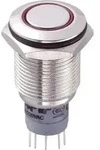 TRU COMPONENTS 701859 LAS2GQF-22ZE/R/12V/N/P Vandalismusgesch&uuml;tzter Druckschalter