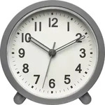 TFA Dostmann 60.1043.10 Quarz Wecker Grau Alarmzeiten 1 Leisegang-Uhrwerk