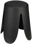 Badhocker Mod. Comiso Schwarz matt, belastbar bis 180 kg