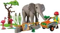 72068 Elefant mit Tierpfleger