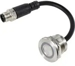 TRU COMPONENTS TC-12835300 TC-TS22A10YSSG12M12 MALE CONNECTOR Sensortaster 24 V 0.5 A