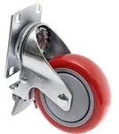TOOLCRAFT TO-5137956 Lenkrolle 100 mm mit Feststellbremse und Anschraubplatte