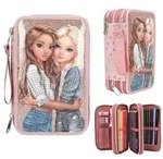 TOPModel 3 Fach Federtasche DOTS