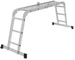 TOOLCRAFT TO-10104645 Aluminium Multifunktionsleiter klappbar Arbeitsh&ouml;he...