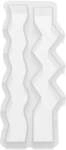 Silikon-Kerzengie&szlig;form Welle Zickzack 23x2,8x2,5cm