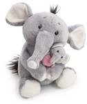NICI 62842 - Little & Me, Elefant mit Kind und Herz, 20 cm, schlenkernd,...