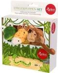 sigikid 42493 - Fingerpuppenset Dschungel, 3er Set