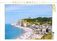 CALVENDO Puzzle &Eacute;tretat mit Strand und Felsentor La Falasie d'Aumont 1000 Teile