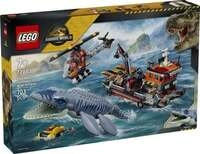 LEGO Jurassic World 77983 Mosasaurier-Angriff auf das Boot, Bauspielzeug f&uuml;r...