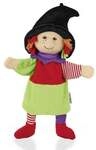 Kinder-Handpuppe Hexe 29cm