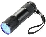 UV-LED Handlampe mit Handschlaufe batteriebetrieben 36g