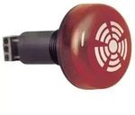 Werma Signaltechnik Kombi-Signalgeber LED 150.100.55 Rot Dauerlicht 24 V/DC 80...
