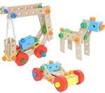 SpielMaus Holz DIY Konstruktions-Set, 90-teilig