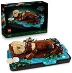 LEGO Ideas 21366 Schwimmende Otter, 3D Modellbau mit Tierfigur