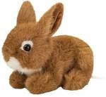 Teddy Hermann 937418 - Hase sitzend braun, 17 cm