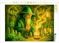 CALVENDO Puzzle Zauberer mischt uralten Trank mit magischen Kr&auml;utern 2000 Teile