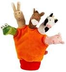 sigikid 42786 - Handschuh Tiere, Spielhandschuh mit kleinen Tieren